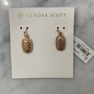 Kendra Scott Small Gold Drop Earrings